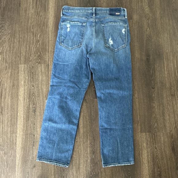 Mother Superior Jeans The Tomcat Playing With Scissors Sz 32 Med Blue Distressed - Picture 11 of 12